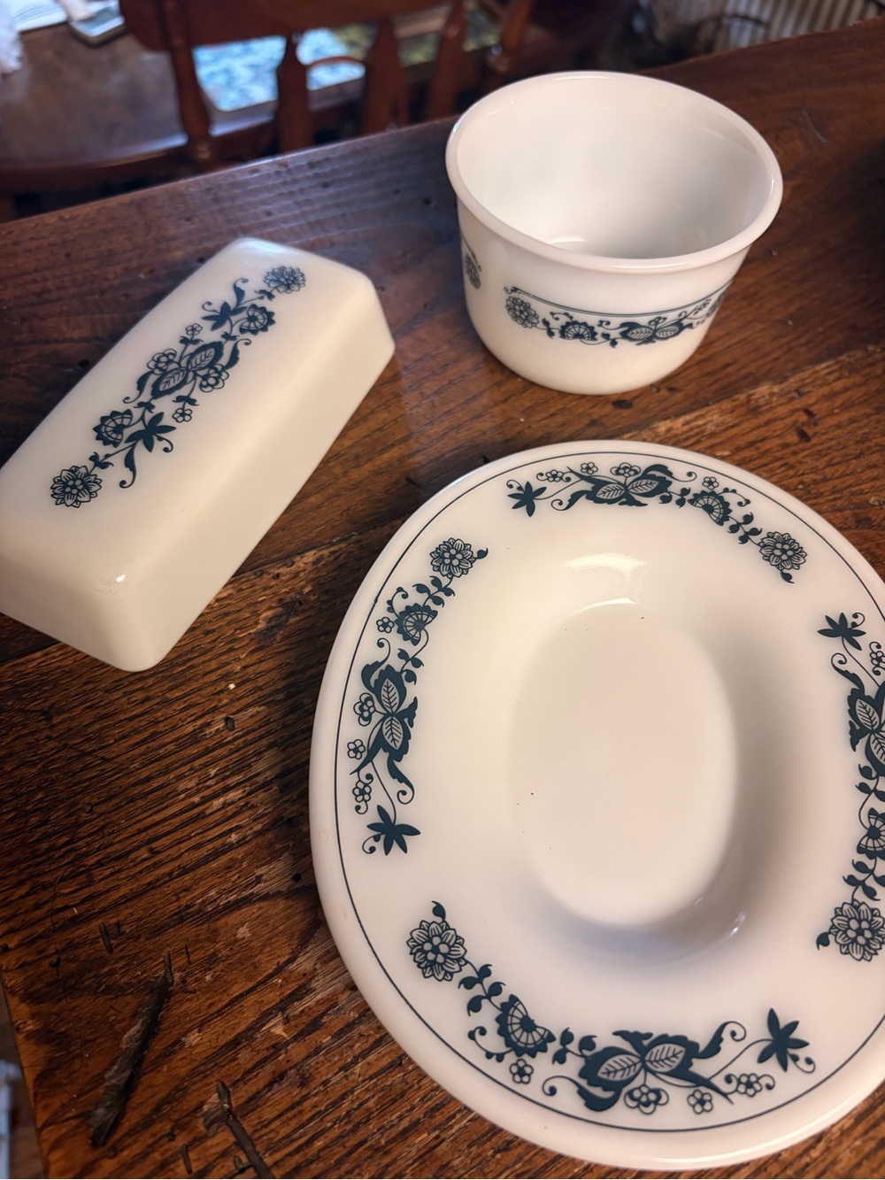 Pyrex Blue Onion Pieces - Picture 2 of 8